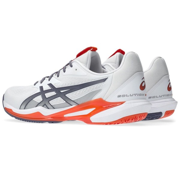 Zapatillas Asics Gel Solution Speed FF 3 Blanco / Malva / Naranja 4
