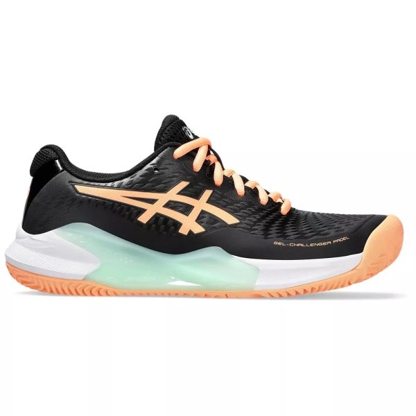 Zapatillas Asics Gel Challenger 14 Padel Mujer Negro / Coral 1