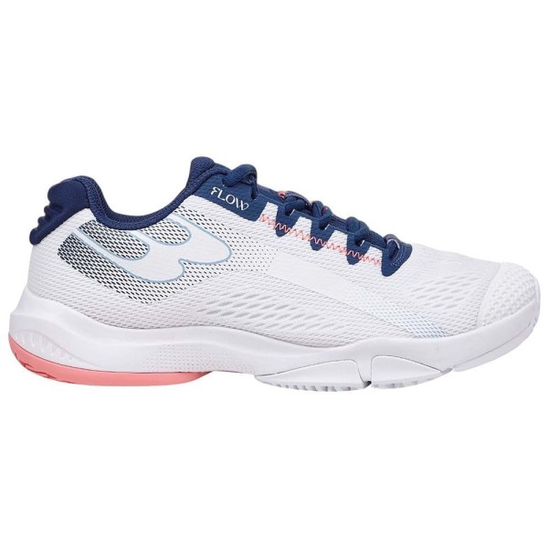 Bullpadel Flow 25V Women's White Navy Blue Shoes | IPONTENNIS
