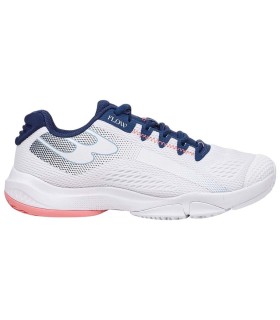 Bullpadel Flow 25V Women's White Navy Blue Shoes | IPONTENNIS