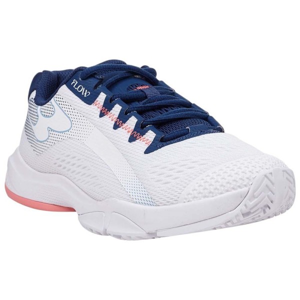 Bullpadel Flow 25V Women's White Navy Blue Shoes | IPONTENNIS