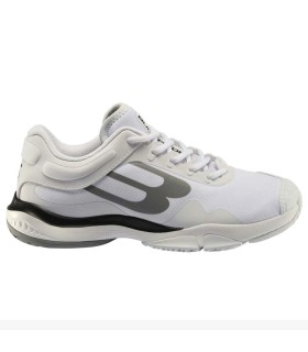 Bullpadel Flow Hybrid Fly 23I Women's White Black Shoes | IPONTENNIS