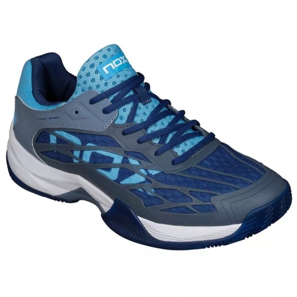 Tenis Nox AT10 Lux Cinza Azul | IPONTENNIS