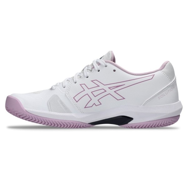 Zapatillas Asics Solution Swift FF 2 Clay Blanco Rosa Ube Mujer Oferta + Barato 3