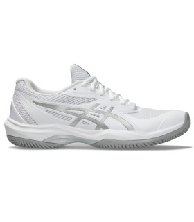 Tenis Asics Game FF Clay Branco Prata Mulher | IPONTENNIS