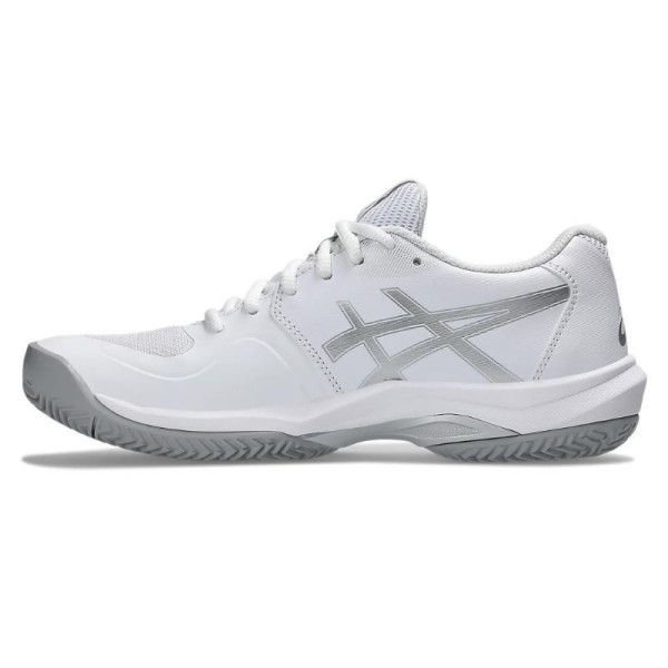 Asics Game FF Clay White Silver Women's Shoes | IPONTENNIS