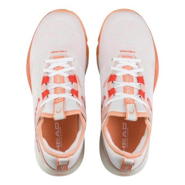 Zapatillas Head Motion Pro Blanco Coral Mujer Oferta + Barato 4