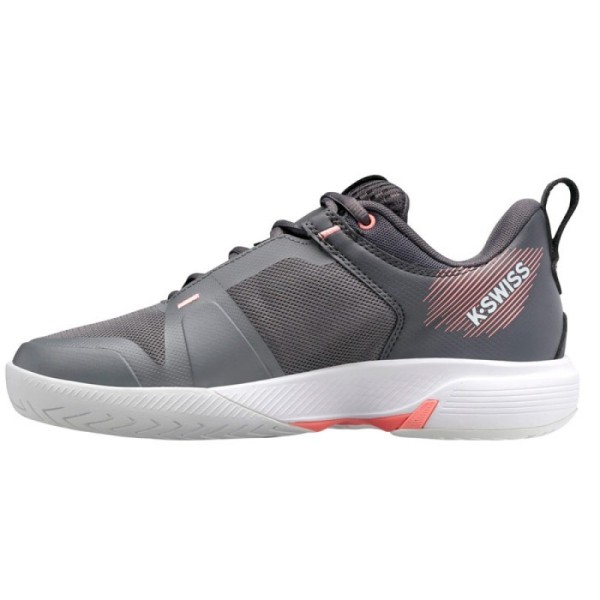 Zapatillas Kswiss Ultrashot Team Gris Rosa Mujer Oferta + Barato 3