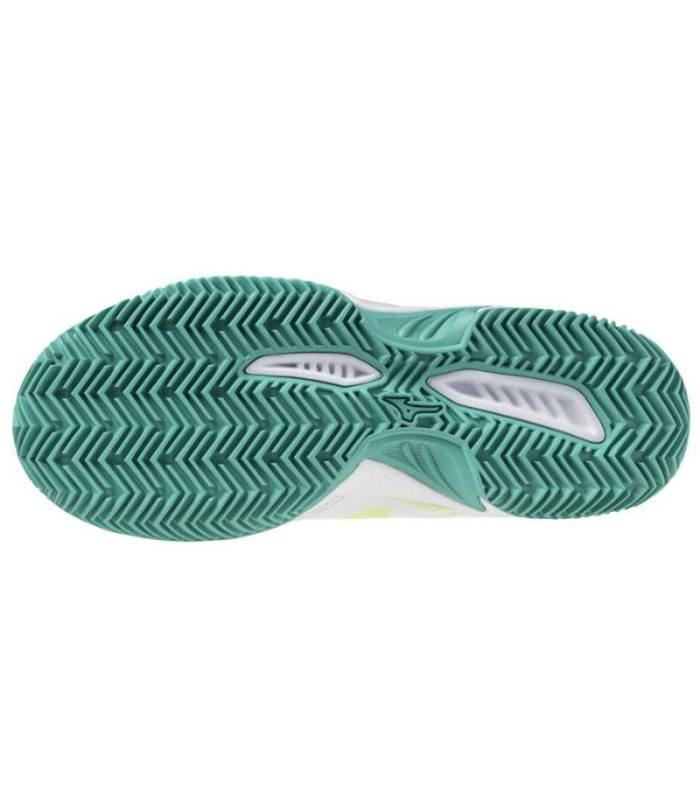 Zapatillas Mizuno Break Shot 4 Clay Blanco Negro Lima Mujer Oferta + Barato 2