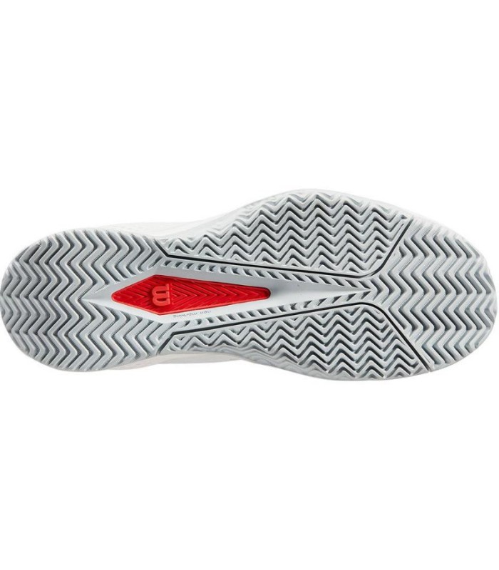Zapatillas Wilson Rush Pro Lite Blanco Azul Perla Rojo Mujer Oferta + Barato 3
