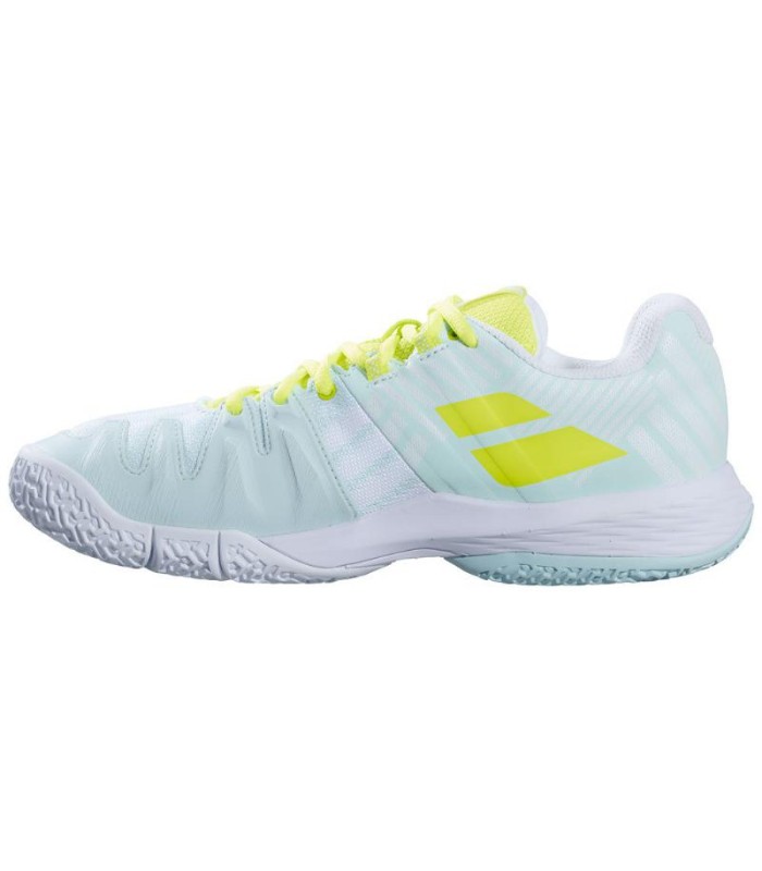 Zapatillas Babolat Sensa Azul Amarillo Fluor Mujer Oferta + Barato 3