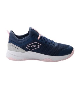 Zapatillas Lotto Mirage 500 II Azul Denim Rosa Gris Metal Mujer 1
