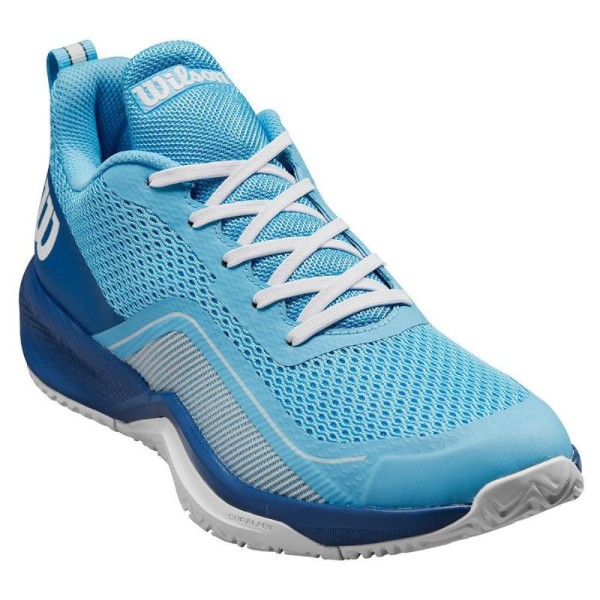 Zapatillas Wilson Rush Pro Lite Azul Royal Cielo Blanco Mujer Oferta + Barato 4