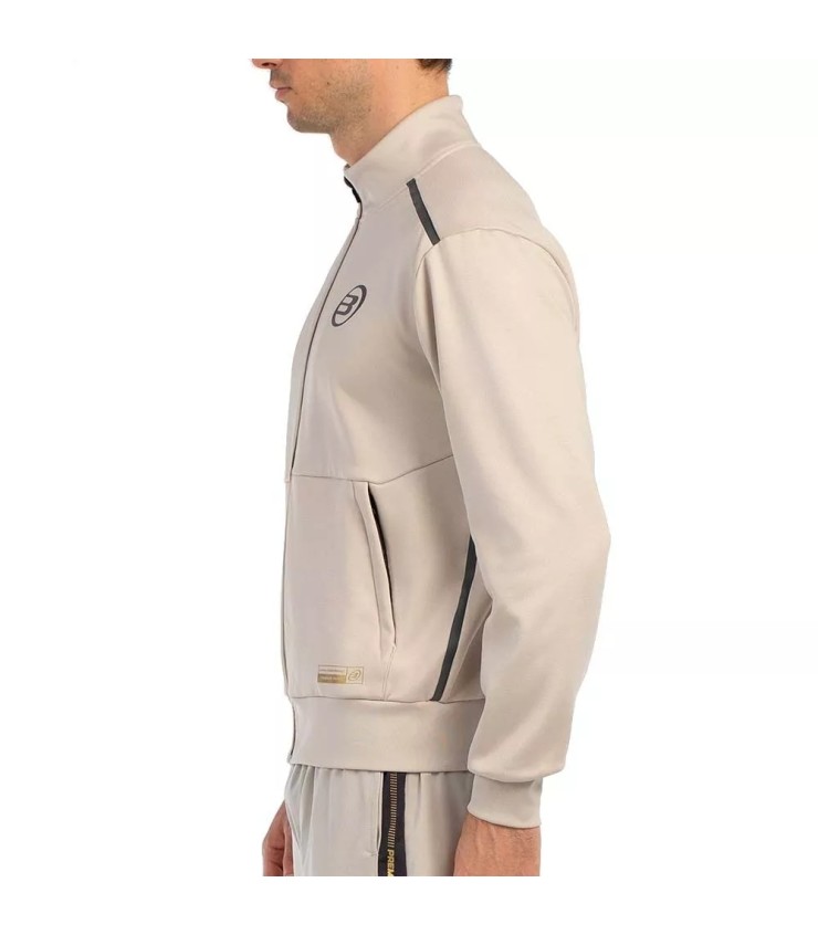 Beige Bullpadel Premier Padel Brume Jacke | Ipontennis