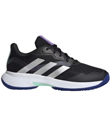 Zapatillas Adidas CourtJam Control Negro Nucleo Plata Mujer 1
