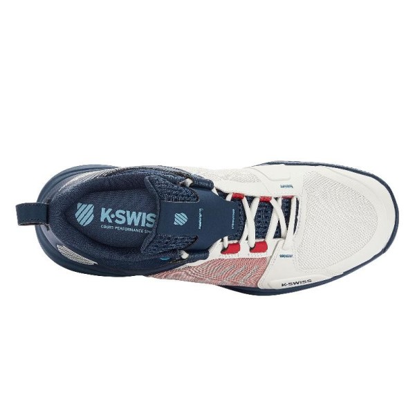Zapatillas Kswiss Ultrashot Team Blanco Azul Marino Oferta + Barato 4