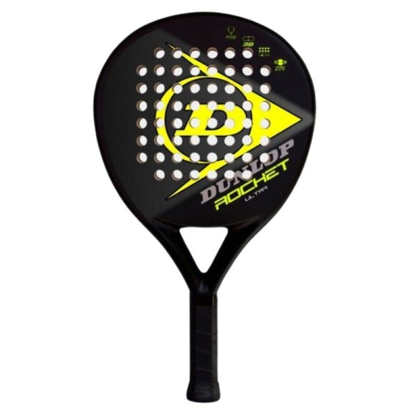Pala Dunlop Rocket Ultra Amarillo 2