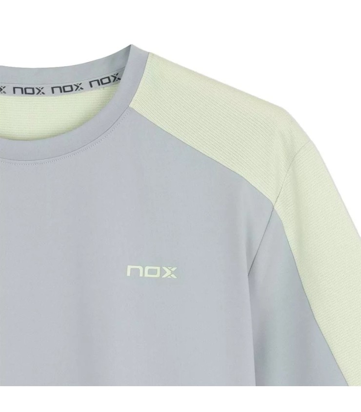 Maglietta Nox Pro Grigio Chiaro Verde | Ipontennis