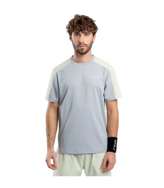 Nox Pro T-Shirt Hellgrau Grün | Ipontennis