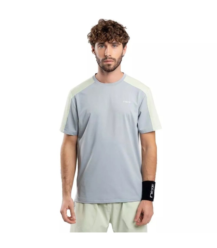 Maglietta Nox Pro Grigio Chiaro Verde | Ipontennis