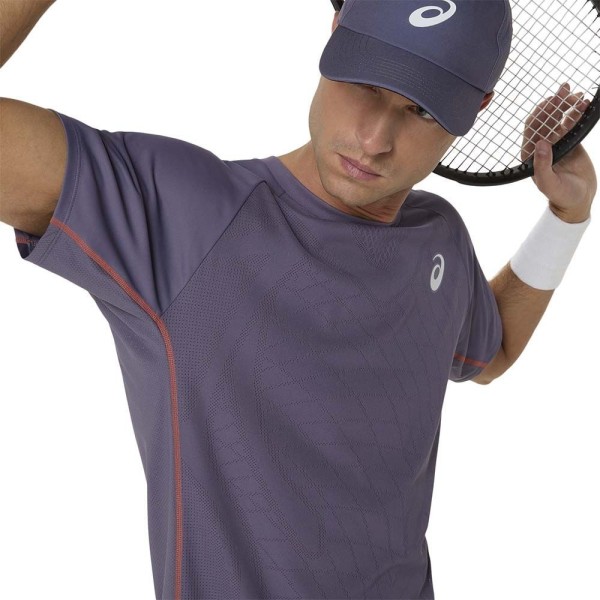 Camiseta Asics Match Morada 4