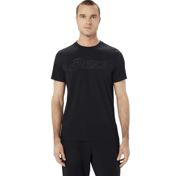 Camiseta Negra Asics Logo SS 1