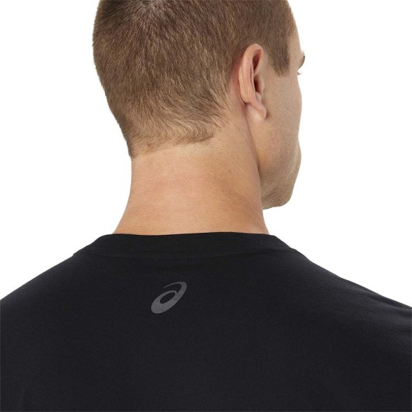 Camiseta Negra Asics Logo SS 5