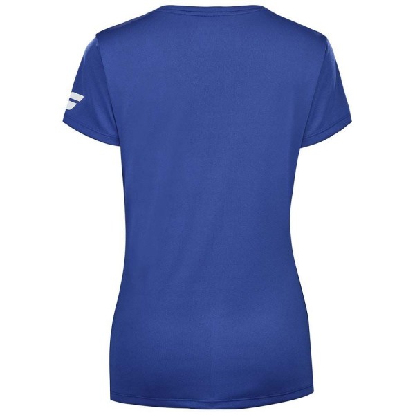 Camiseta Mujer Babolat Play Cap Blanca 3