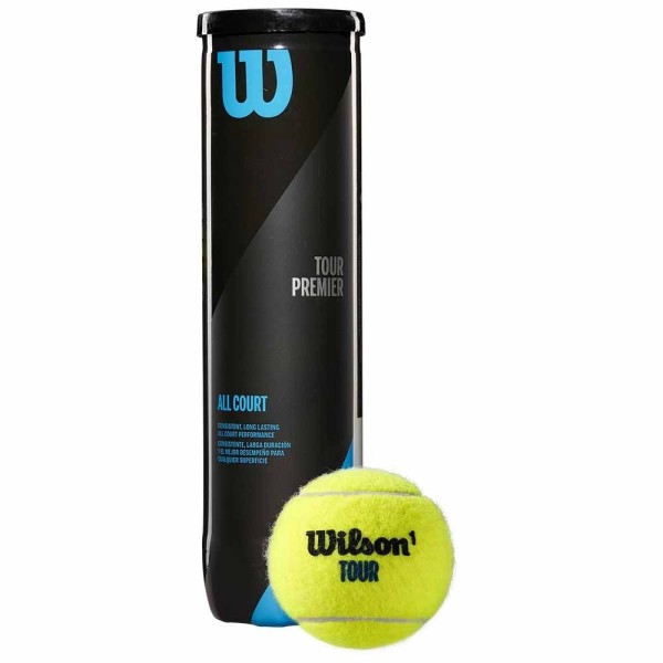 Bote de 4 Pelotas Wilson Tour Premier 2