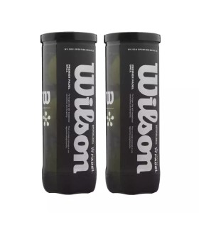 Bote de 3 pelotas Wilson Premier Padel x2 1