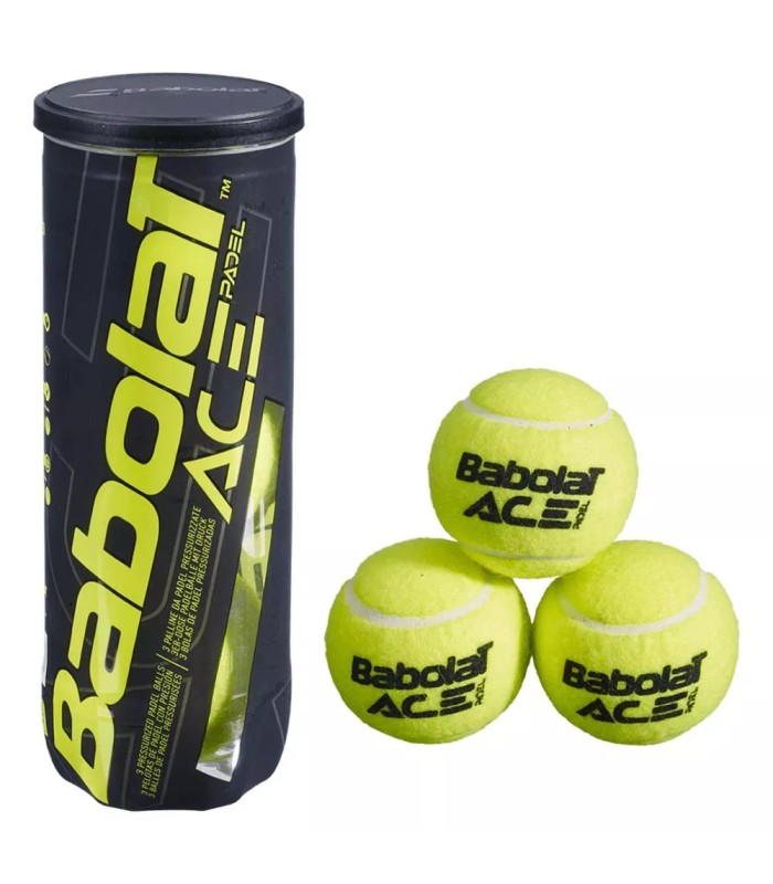 Bote de 3 pelotas Babolat Ace Padel 2