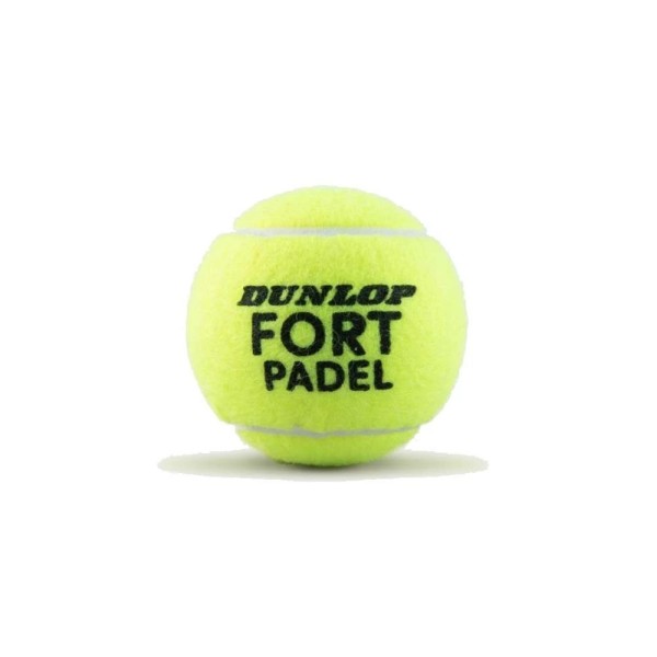 Bote de 3 pelotas de padel Dunlop Fort 2