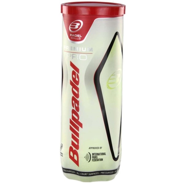 Bote de 3 pelotas Bullpadel Premium Pro 2