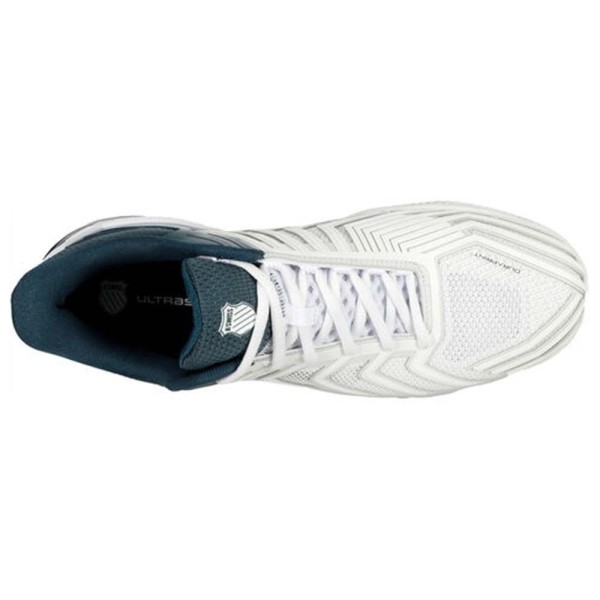 Zapatillas K-Swiss Ultrashot 4 Clay Blancas / Azul Petróleo 5