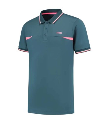 Petroleum Blue Polo K-Swiss Hypercourt | IPONTENNIS