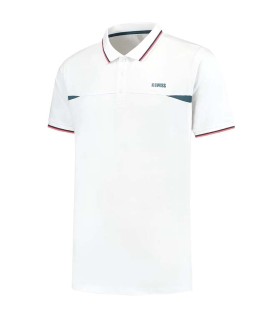 Weißes Polo K-Swiss Hypercourt | IPONTENNIS