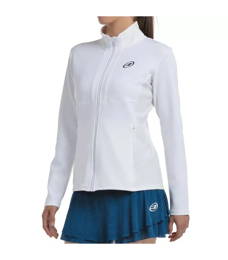 Bullpadel Desna White Woman Jacket | IPONTENNIS