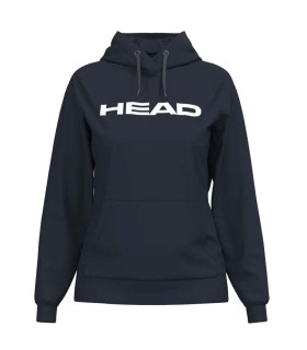 Sudadera con Capucha para Mujer Head Club Original Azul Marino 1