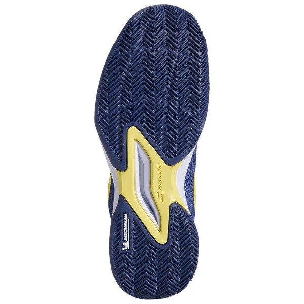 Babolat Jet Mach 3 Junior navy blue shoes | IPONTENNIS