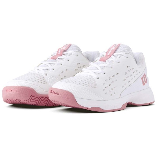 Wilson Rush Pro L Junior White Pink Shoes | IPONTENNIS