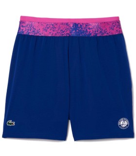 Pantalones cortos azules Lacoste Roland Garros de tenis 1