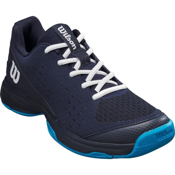 Wilson Rush Pro L Navy Blue White Junior Tennis Shoes  | Ipontennis