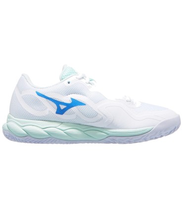Zapatillas Mizuno Wave Enforce Court Clay Blanco Azul Mujer Oferta + Barato 1