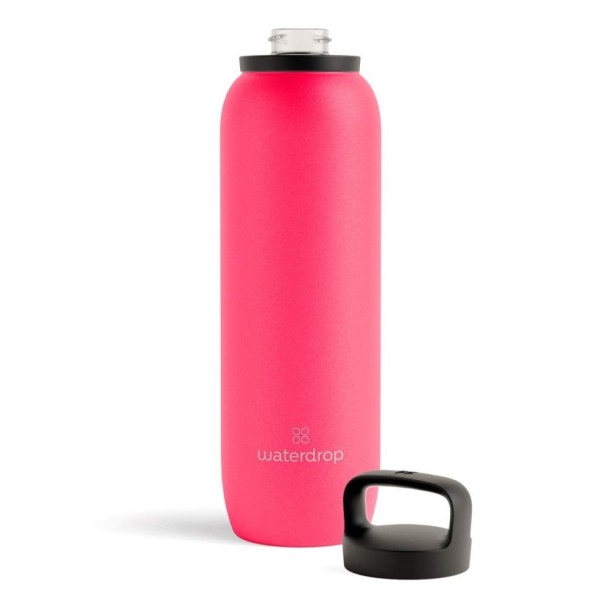 Bottiglia Termica Goccia d'Acqua Rosa Neon