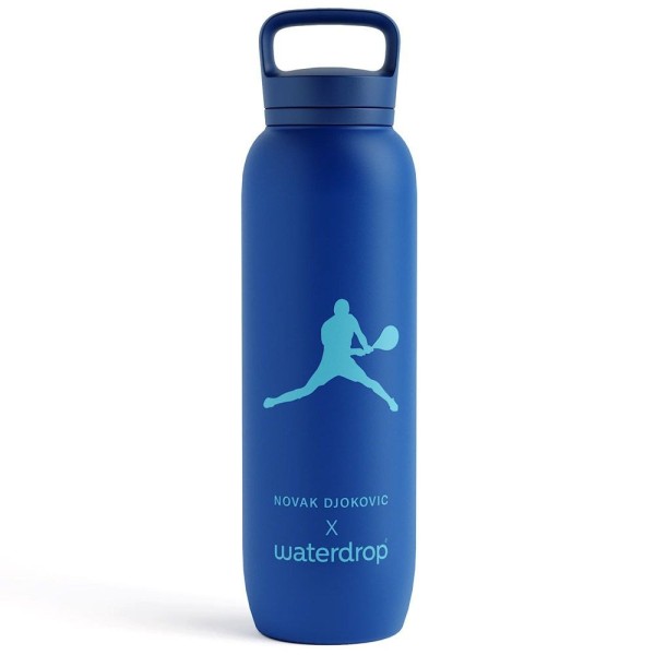 Waterdrop Novak Djokovic Blue Thermal Bottle