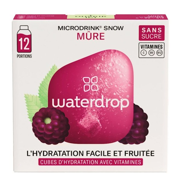 Raqueta Waterdrop Snow Blackberry Microdrink x12 1