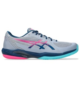 Zapatillas Asics Solution Swift FF 2 Padel Gris Azul Mako 1