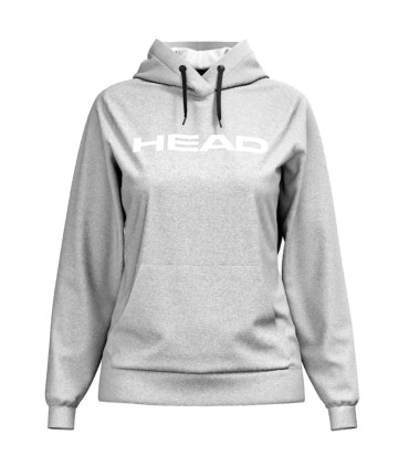 Damen-Kapuzenpullover Head Club Original in meliertem Grau | IPONTENNIS