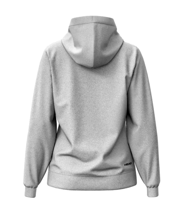 Sudadera con capucha para mujer Head Club Original gris jaspeado 2