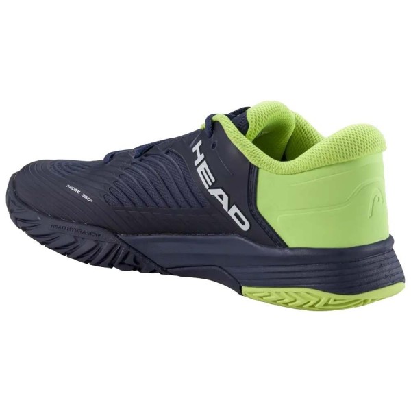 Chaussures Head Revolt Pro 4.5 Junior Bleu Marine/Citron Vert | Ipontennis